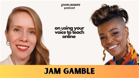 Jahmeelah aka Jam Gamble on using your voice to teach online.